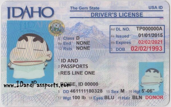 Buy Idaho Drivers License