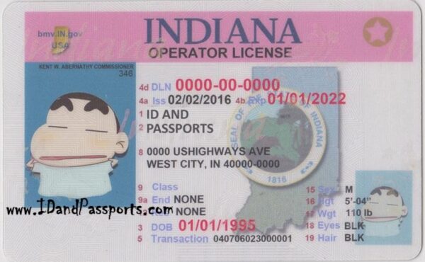 Buy Indiana Drivers License