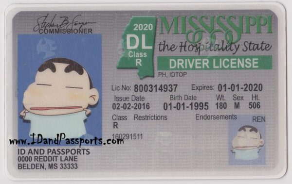 Buy Mississippi Drivers License