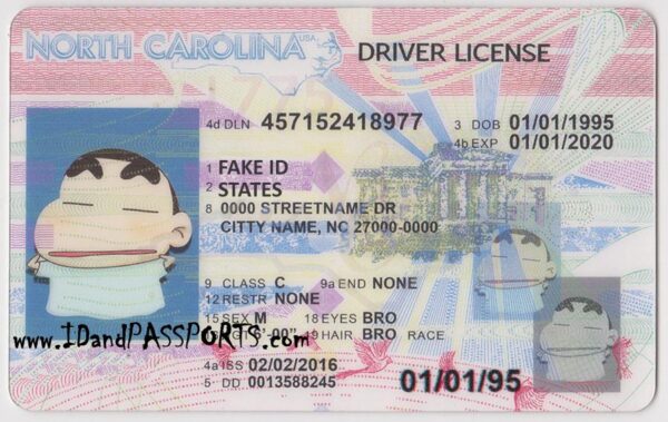 North Carolina Drivers License