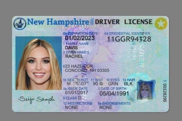 Buy New Hampshire Drivers License