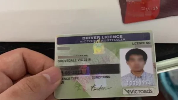 Fake Australian Driver’s License