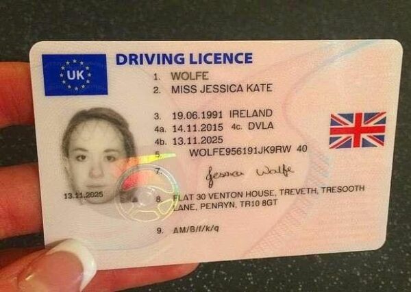 Buy Fake UK driver license