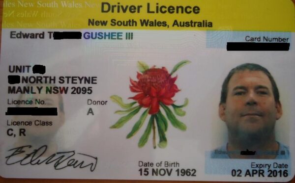 Fake driver license for NSW